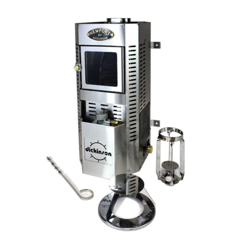 Dickinson Newport Diesel Bulkhead Mount Heater w/ 1-Turn Water Coil (00-NEW-12-1T)