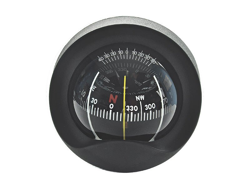 Bulkhead Compass 85mm Black C9 - 0030 - Steveston Marine and Hardware