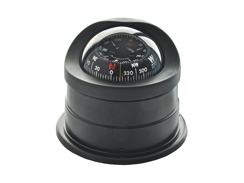Deck Mount Compass 100mm Black C15 - 0049 - Steveston Marine and Hardware
