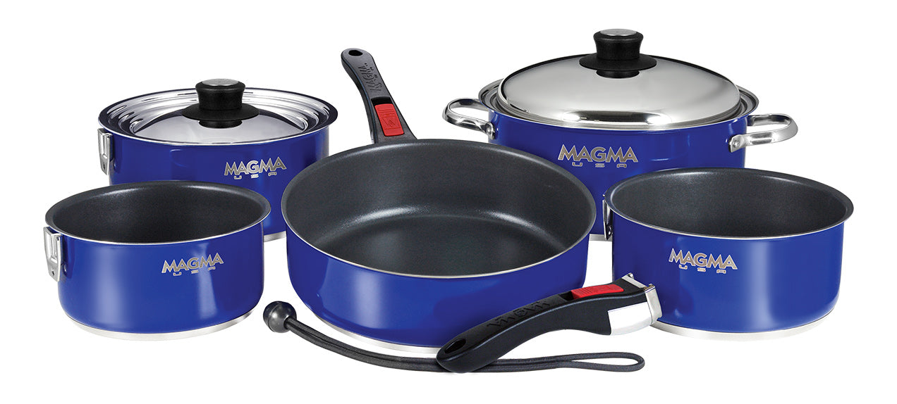 Magma Ceramica Non-Stick 10 Piece Induction Compatible Nesting Cookware Set Discontinued