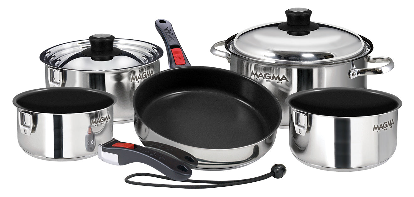Magma Ceramica Non-Stick 10 Piece Nesting Cookware Set