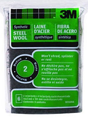 3M Marine #2 Synthetic Steel Wool 2/Pkg