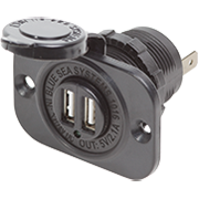 Blue Sea Systems 12/24V Dual USB 2.1A Charger - 1016