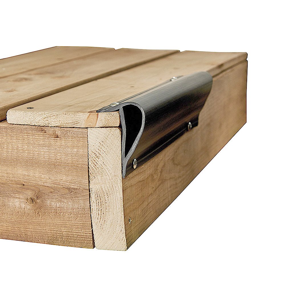 Dock Edge Slant "P" Profile 8' Black - Steveston Marine and Hardware