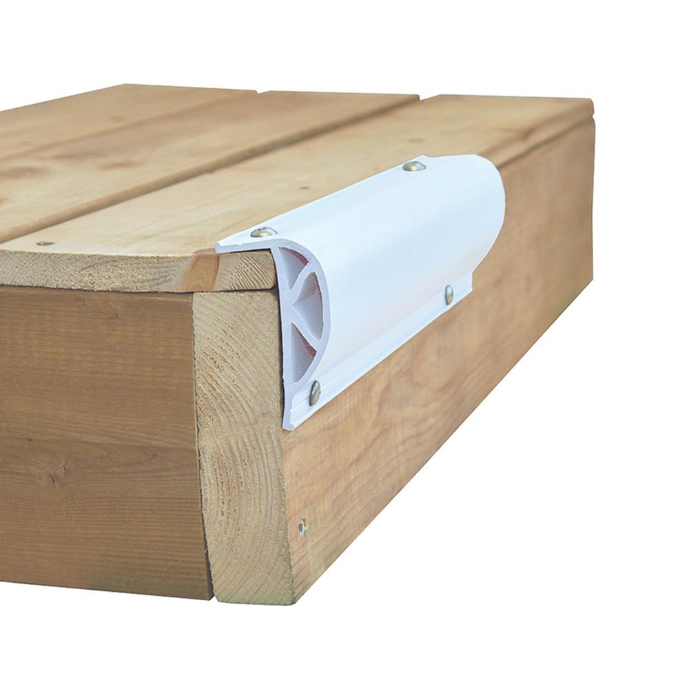 Dock Edge Heavy Slant P Profile 8 White - Steveston Marine and Hardware