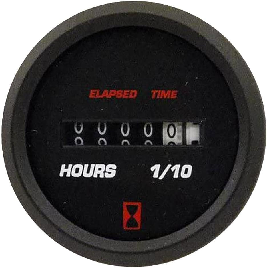 Faria Professional Red Digital Hourmeter 12-32 Volts - 14613