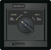 Blue Sea Systems Panel 360 120/240Vac Rotary