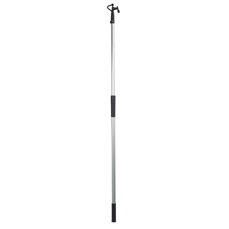 Lalizas Telescopic Hook, Anodized Aluminium 30mm L120-200cm, Black