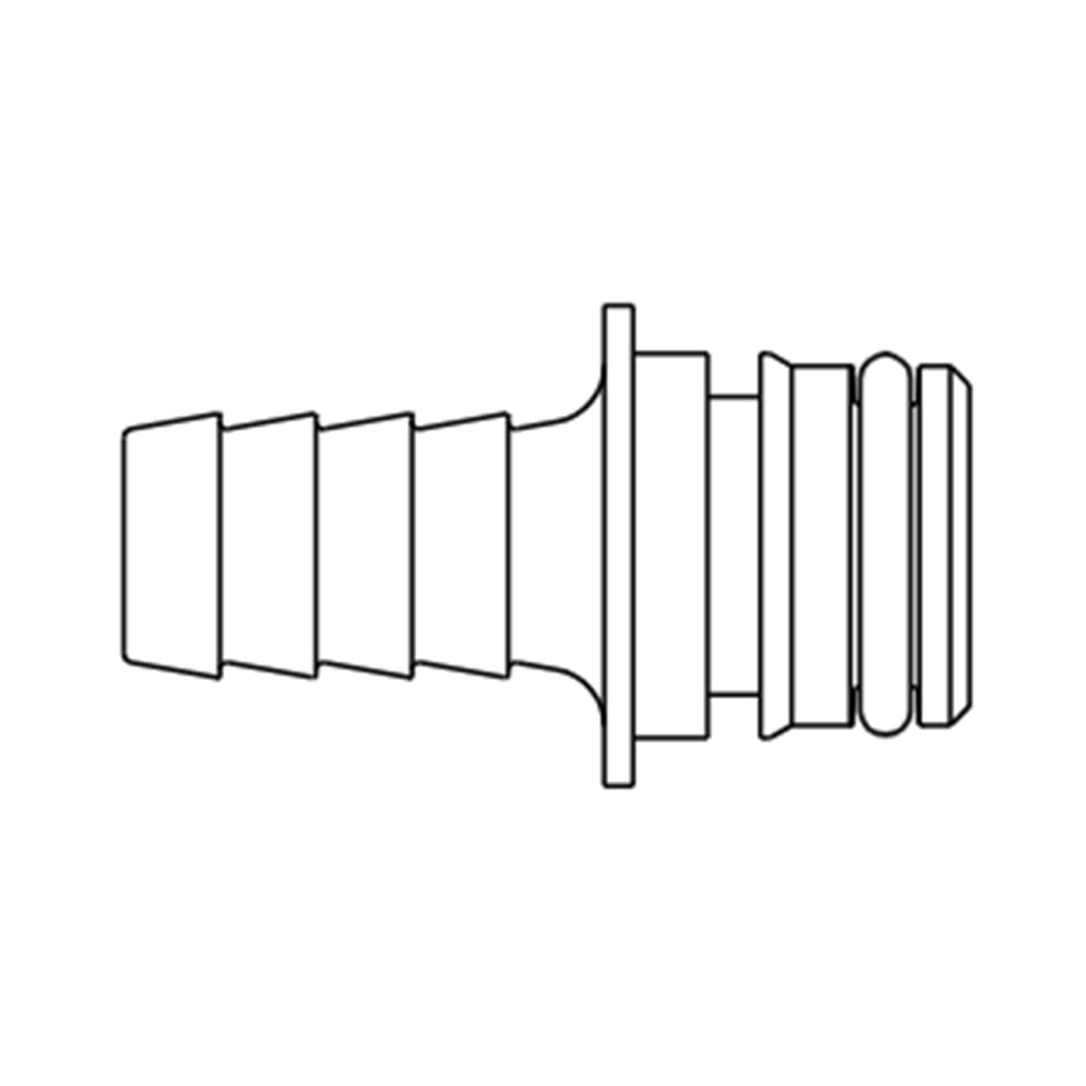 ITT Jabsco 3/4" Straight Hose Barb 2-5GPM - 2/PKG