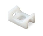 Ancor Mount Tiewrap #10 Scrw White 25Pk