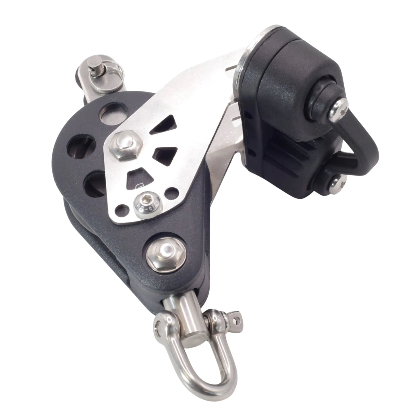 Barton Size 5 54mm Plain Bearing Pulley Block Single Swivel Becket & Cam - N05-531