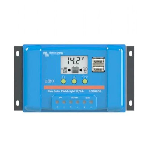 Victron Blue Solar PWM-LCD & USB 12/24-20A - SCC010020050
