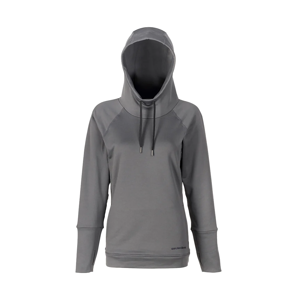 Grundens Womens Maris Hoodie Charcoal Size L - 20035
