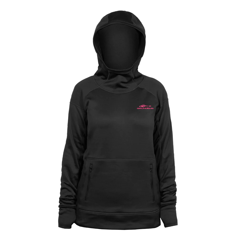 Grundens Womens Maris Hoodie Black Size M - 20035