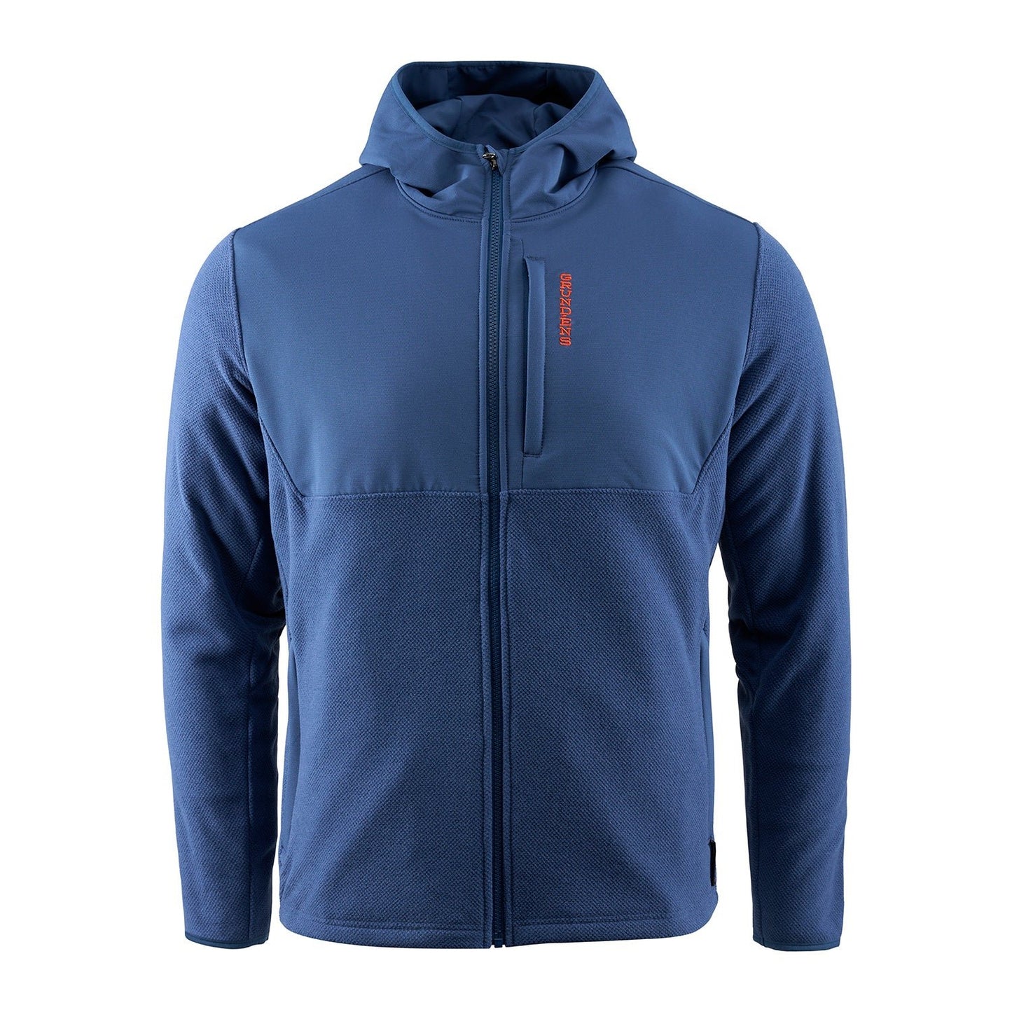 Grundens Bering Fleece Pro Full-Zip Hoodie - Blue Abyss - Size S