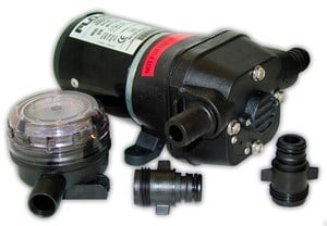 Flojet 24V Bait Tank Pump 3.3Gpm