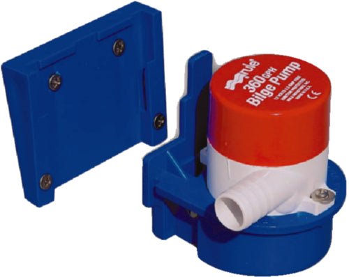 Rule 12V 360Gph Transom Mt.L/W Pump - Steveston Marine and Hardware