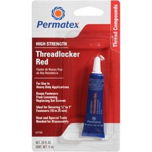 Spraynine Red Permanent Strength Threadlocker - Steveston Marine and Hardware