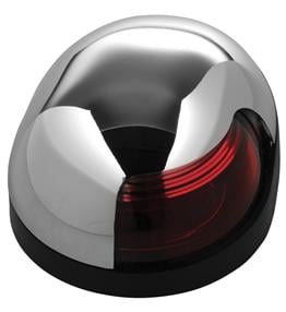 Attwood Side Light Red W/Chr Cover