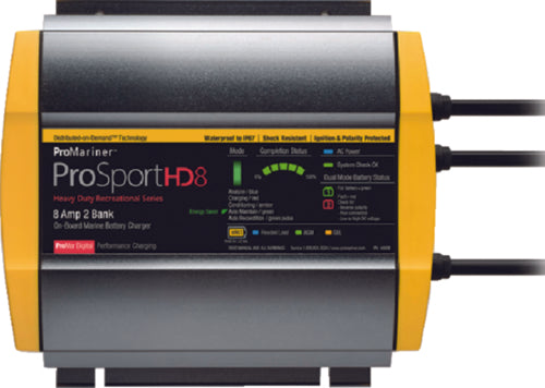 ProMariner Prosport HD Series Batttery Charger 8 Amps 2 Bank
