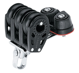 Harken 29mm Triple Carbo Block w-Cam Cleat