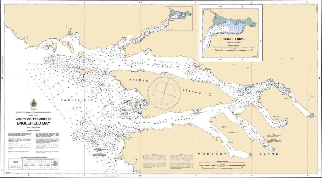 Chart 3865 - Vicinity of Englefield Bay - Steveston Marine and Hardware
