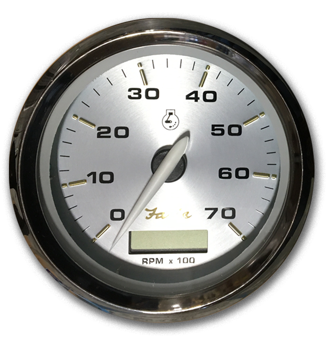 Faria Kronos Series Tachometer with Hourmeter 7000 RPM - 39040