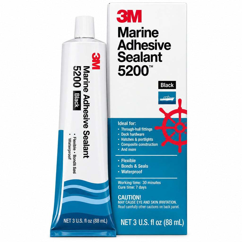 3m marine 5200 sealant black 3 oz.