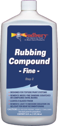 Sudbury Rubbing Comp Fine 32Oz