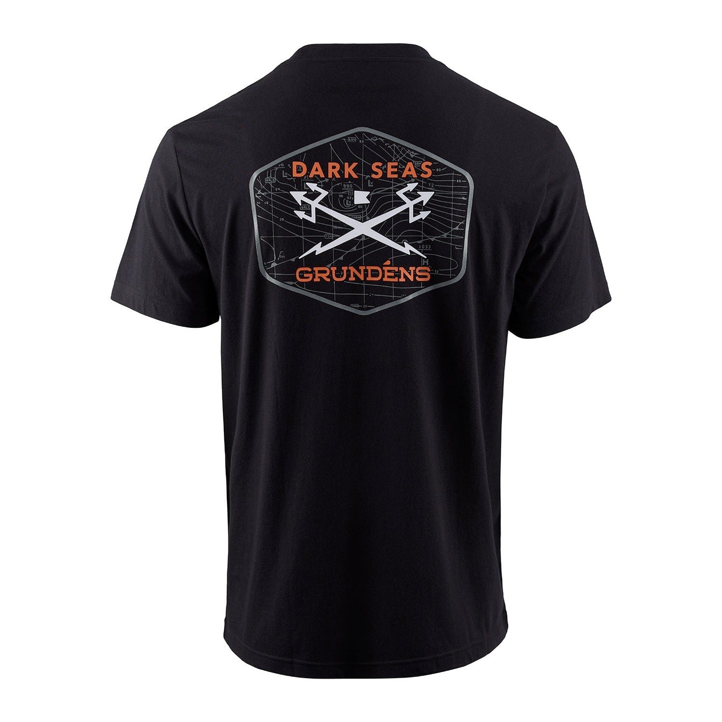 Grundens Dark Seas X Grundens Deploy SS T-Shirt - Black - Size M
