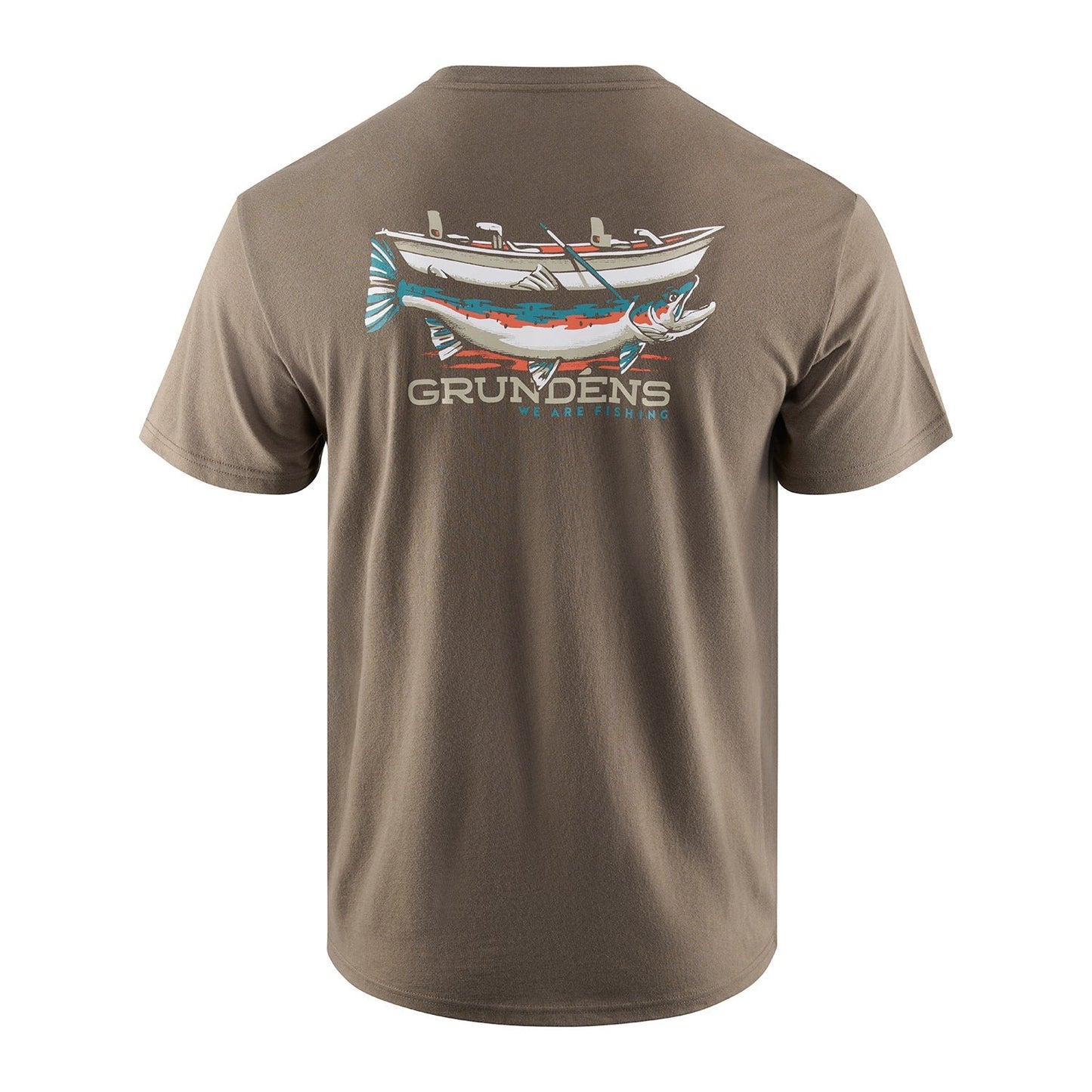 Grundens Drift Boat SS T-Shirt - Otter - Size L