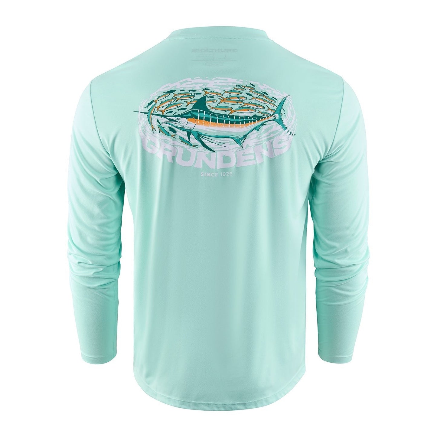Grundens Marlin Magic LS Tech Tee - Yucca - Steveston Marine and Hardware