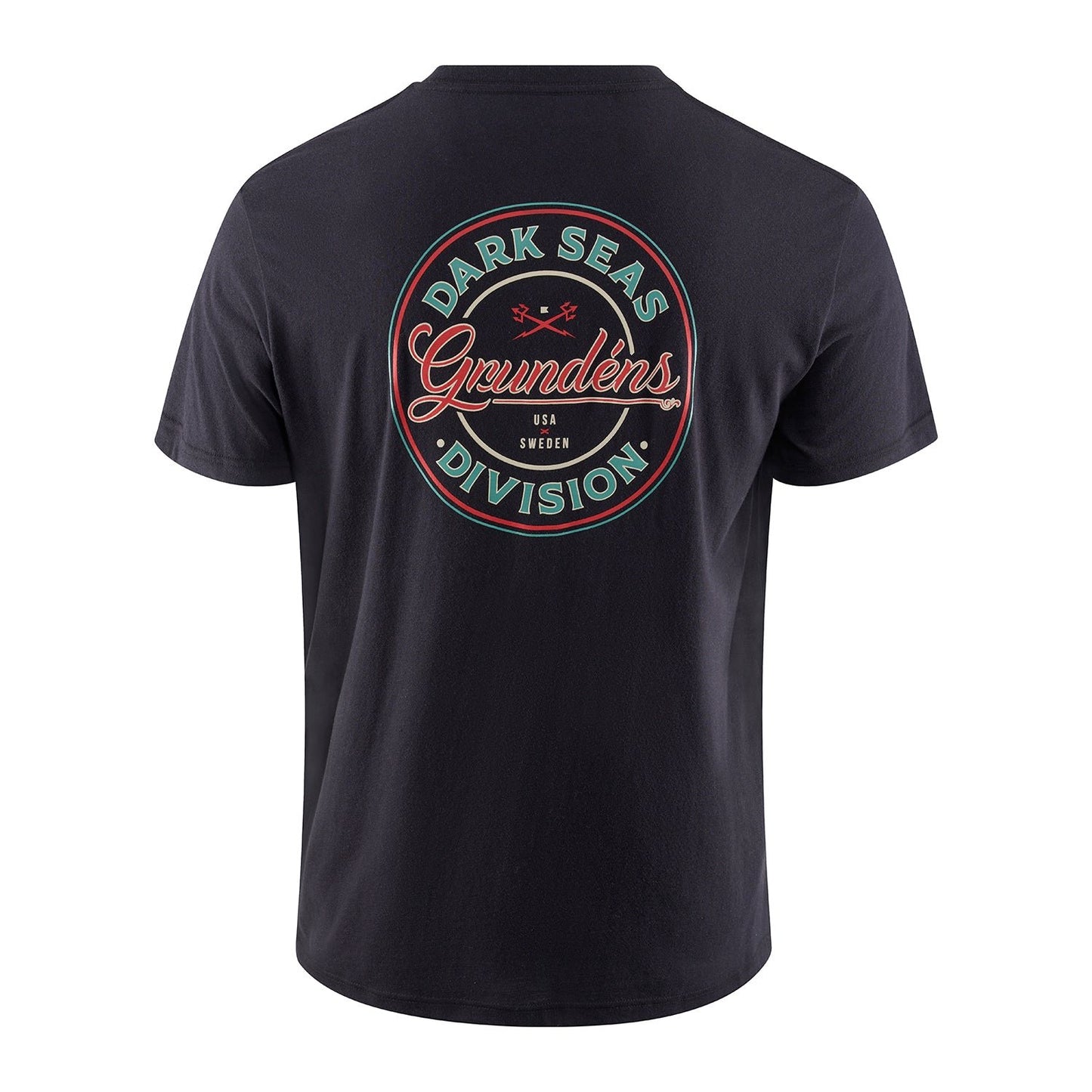 Grundens Dark Seas X Grundens Instinctive SS T-Shirt - Black - Size L