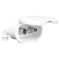 Lalizas Case w/ Water Inlet/Outlet, Elbow Conn. w/ Lid, White