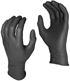 Watson Glove 5Mil Black Nit Lge 100/Bx - Steveston Marine and Hardware