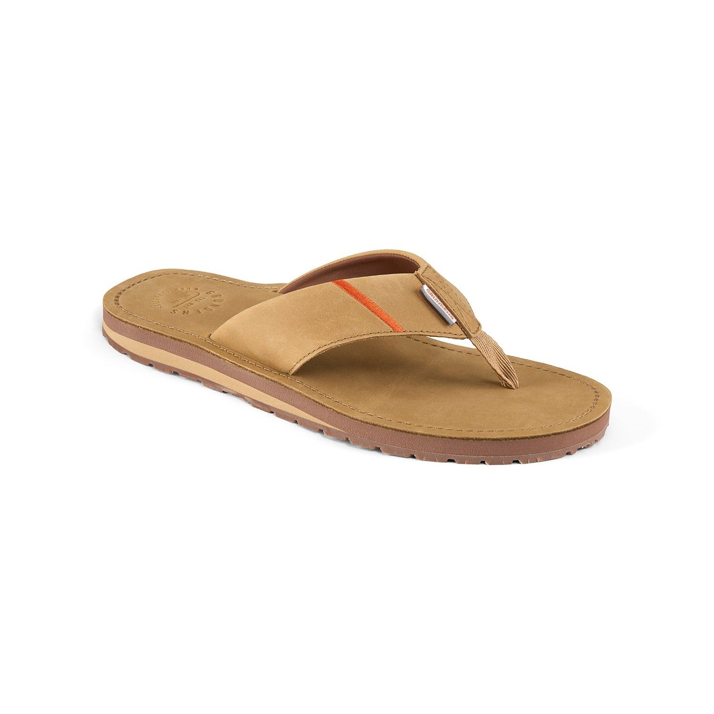 Grundens Mudflats Leather Sandal - Silt - Size 13