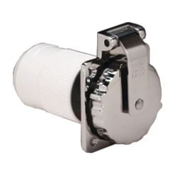 Marinco Inlet Hull 50A 125V Ss - 6371ELB - Steveston Marine and Hardware