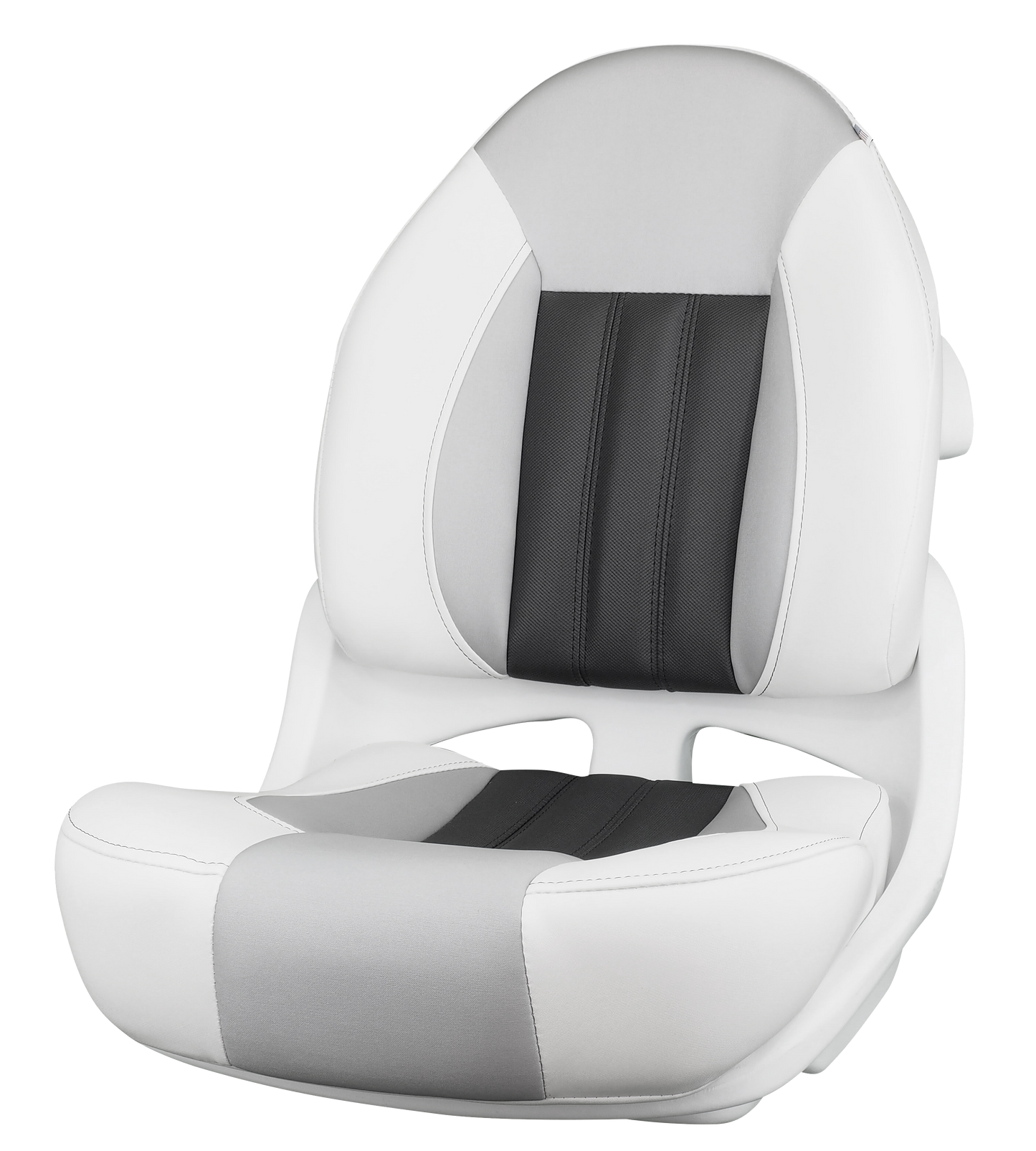 Tempress Fishermans ProBax Captains Boat Seat White Gray Carbon - 68150