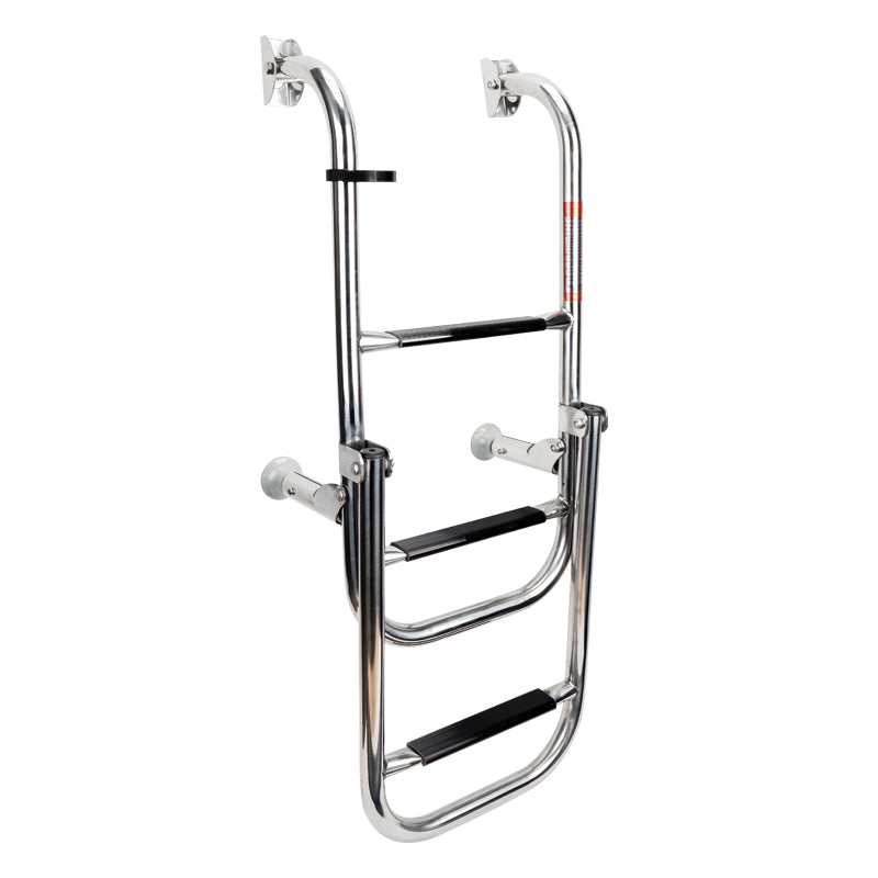 Lalizas Foldable Ladder, 1+2 steps, Inox 316, 90â°, L 32'' x W 11'' (810 x 280 mm)