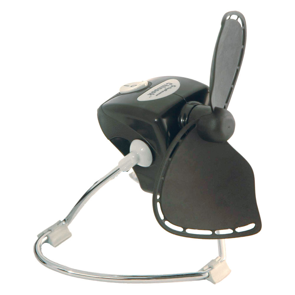 Caframo Chinook Fan 120V 2 Spd With Stand Blk