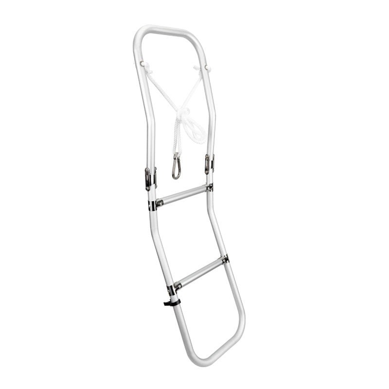 Lalizas Foldable Ladder for Inflatable Boats, 3 steps, Aluminium, L 43'' (1090 mm) x W 11'' (265 mm)