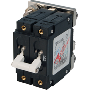 Blue Sea Systems Toggle Breaker Dp 200A Wht