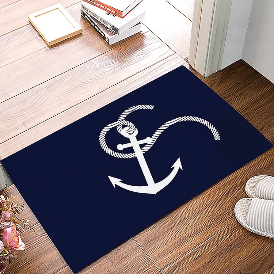 Door Mat With Anchor