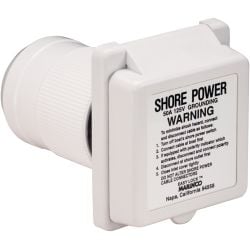 Marinco Receptacle 50A 125V W/Rear Covr - 6351ELB - Steveston Marine and Hardware