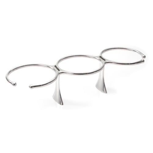 Edson Stainless Steel Triple Drink Holder