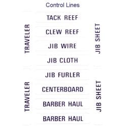 Forespar Labels Control Lines (202)