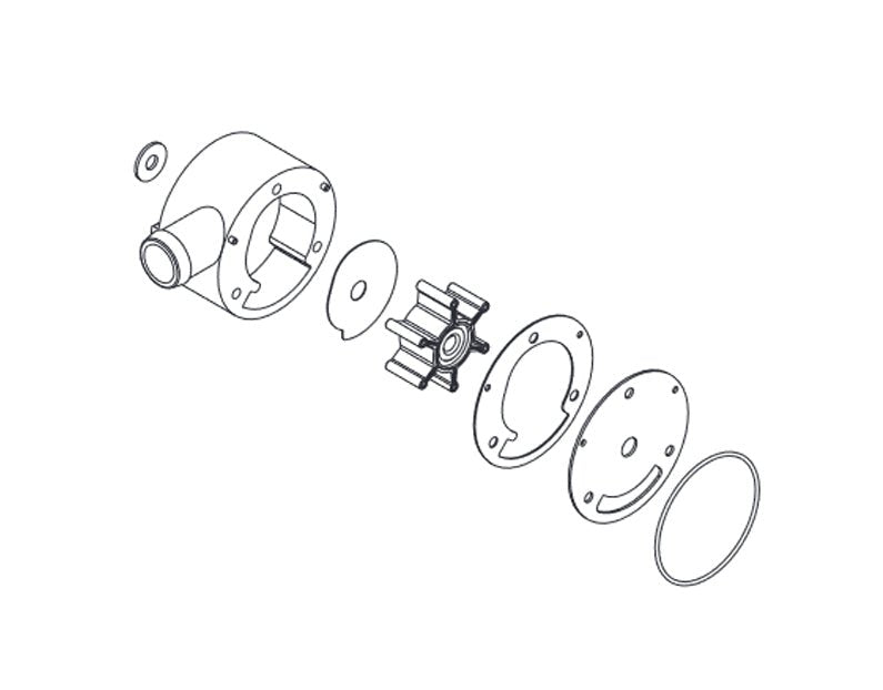 Shurflo Impellor Housing Kit - Steveston Marine and Hardware