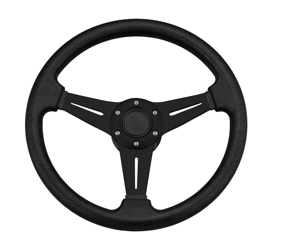 Victory Steering Wheel 3 Spoke Black