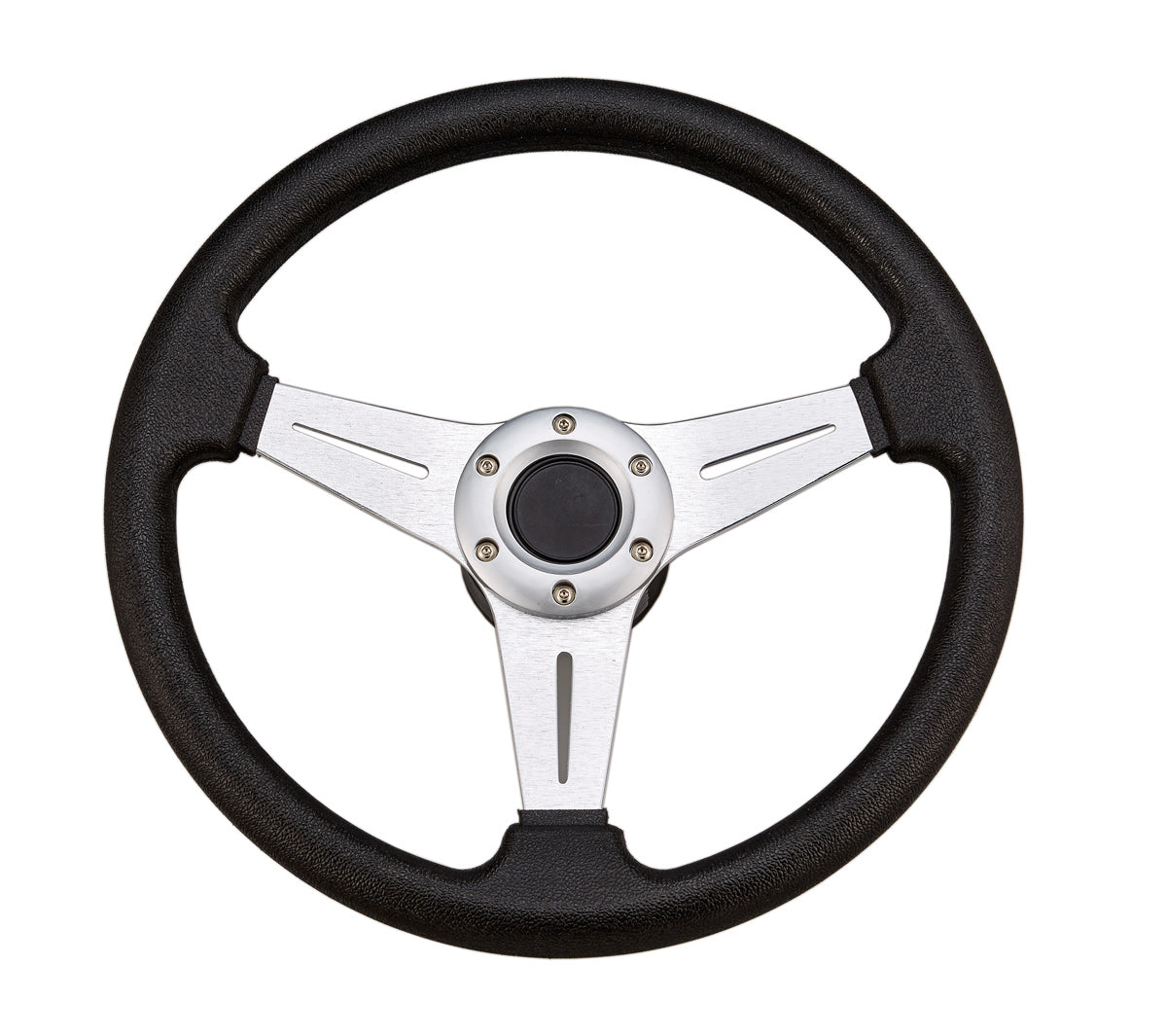 Victory Steering Wheel 3 Spoke Silver
