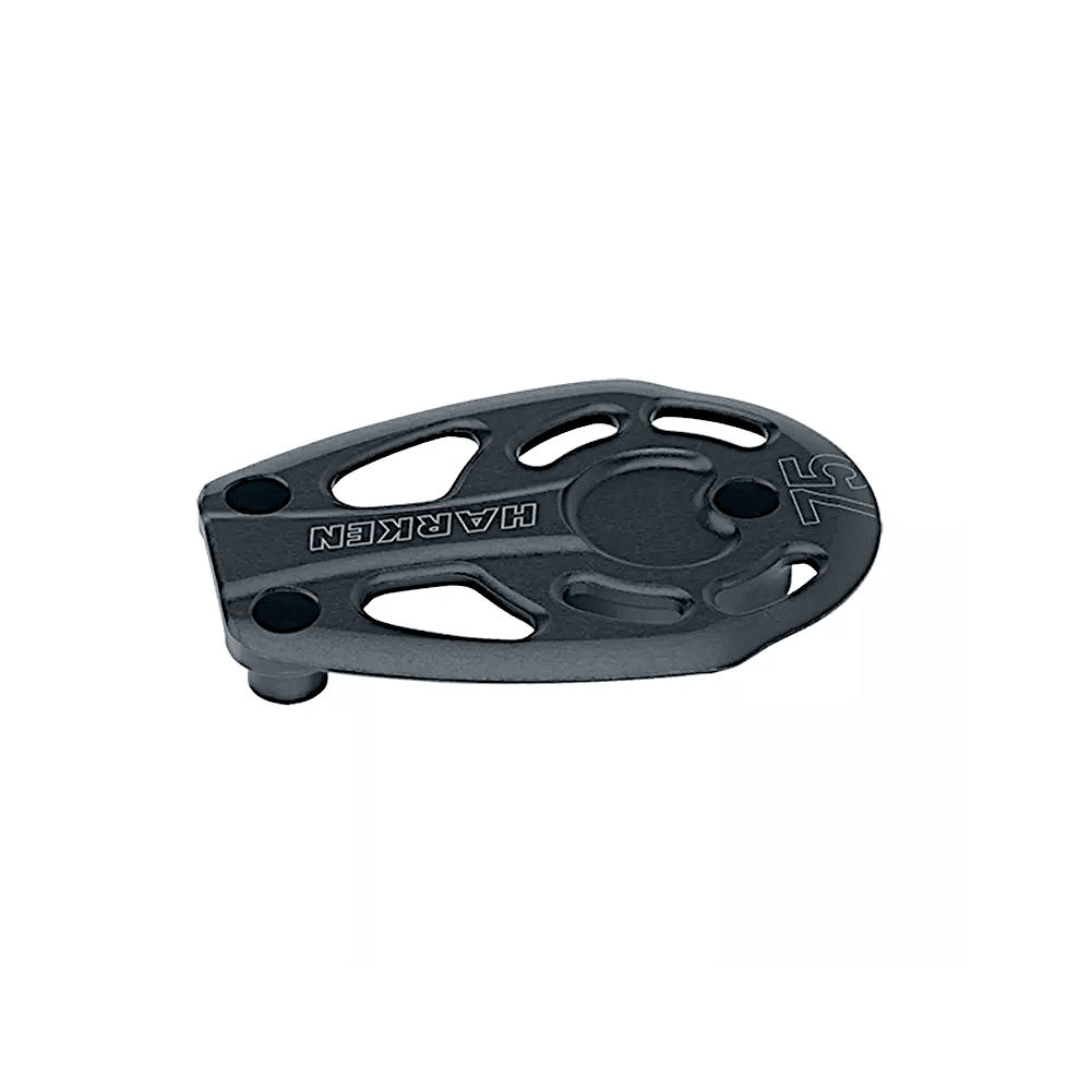 Harken Top Plate with Isolators - 75 mm Black Magic Footblock, Lockoff (AL - 3738) - Steveston Marine and Hardware